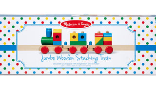 Classic Color Jumbo Wooden Stacking Train