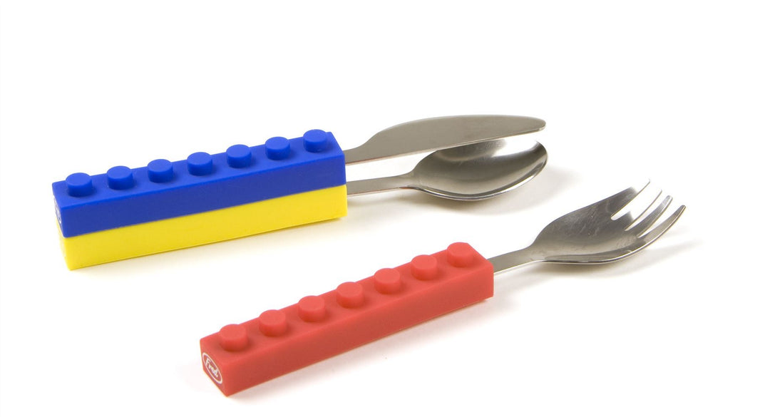Silicone Snack and Stack | Fork and Spoon Set