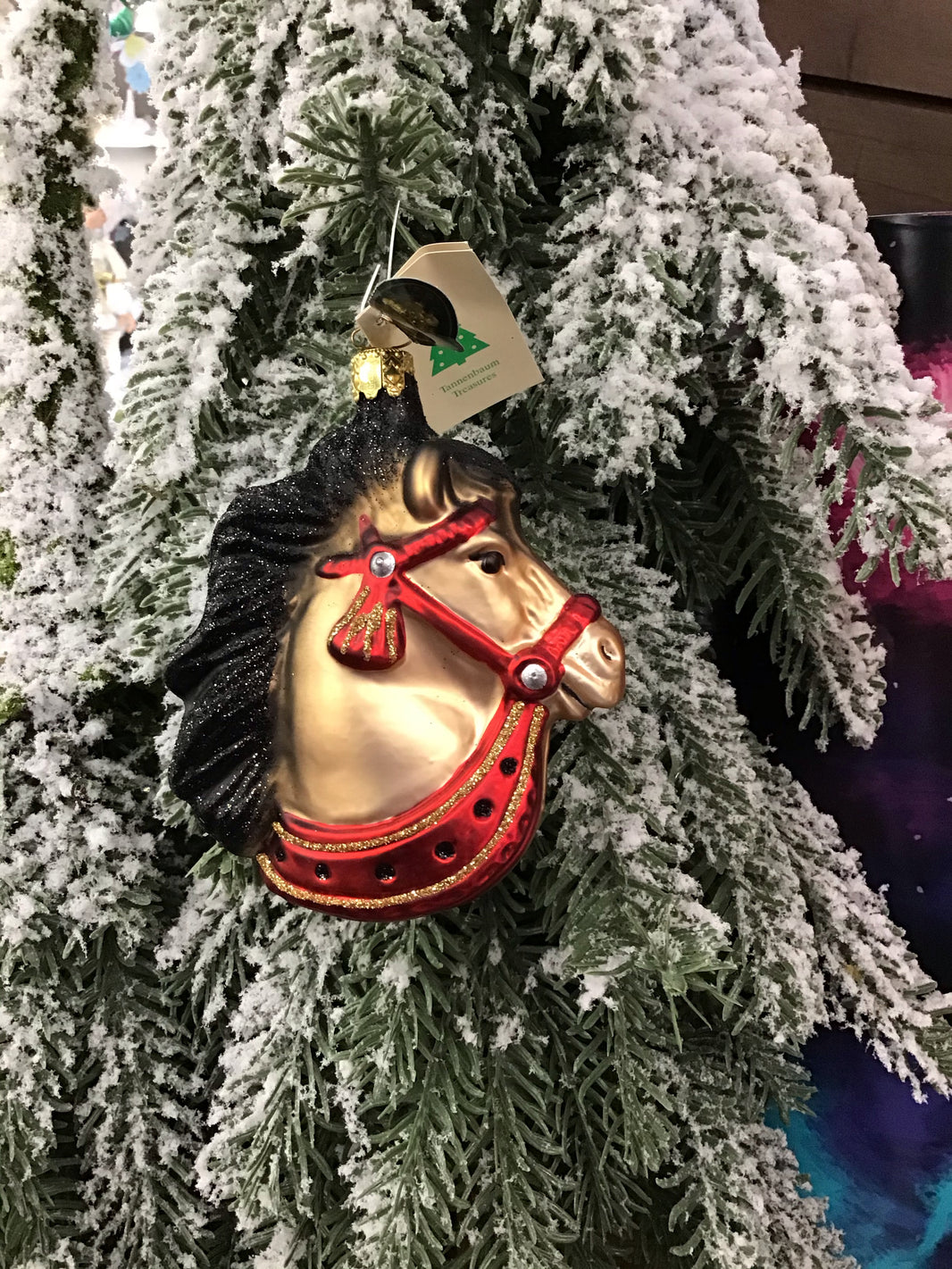 Tan Treasure Bay Horse Ornament