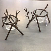 Metal Reindeer Votive