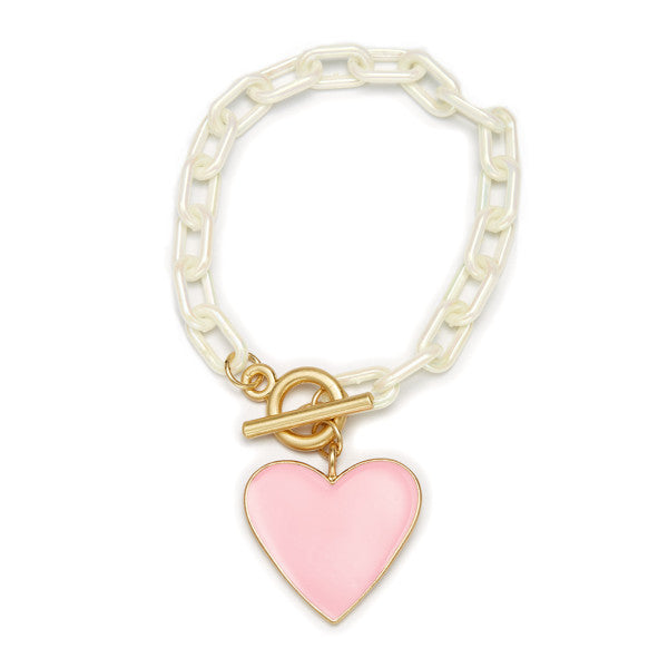 Jane Marie Chain Bracelet with Charm