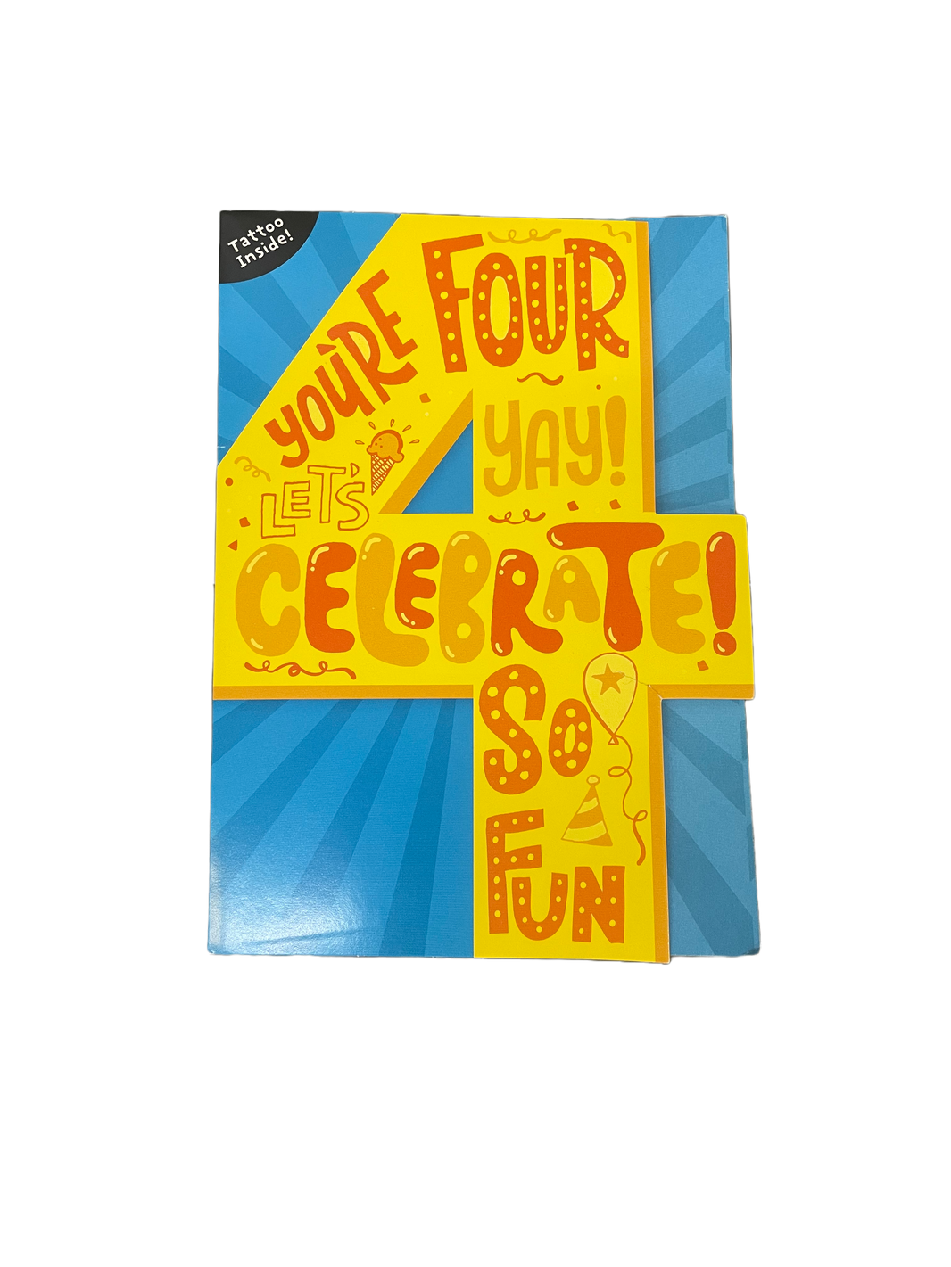 You’re Four Birthday Card