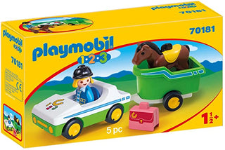 Playmobil Car with Horse Trailer (70181)