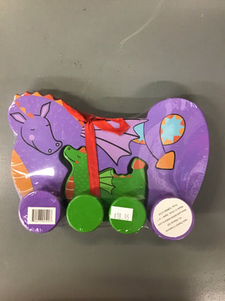 Dragon Mommy and Baby Push Toy (Big and Little)