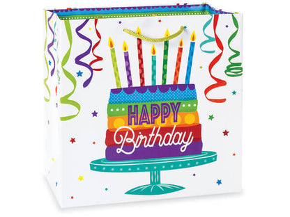 Glossy Happy Birthday Gift Bags