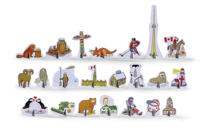 Discover Canada 100 Piece-Puzzle + Play