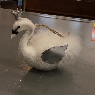 Cody Foster Crowned Swan Ornament