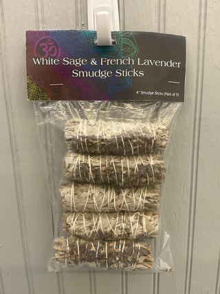 White Sage and French Lavender Smudge Sticks