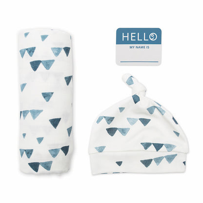 Hello World Newborn Swaddle Set