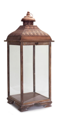 Copper and Wood Lantern