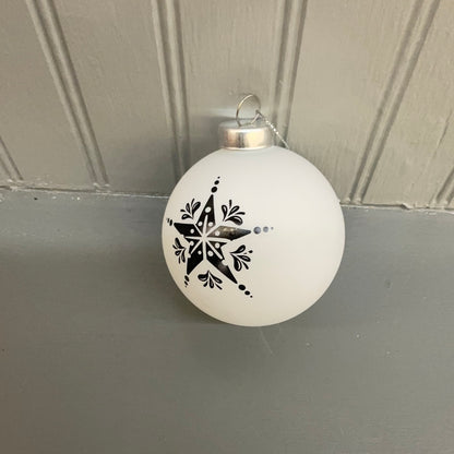 GiftCraft Assorted Black and White Ball Ornaments