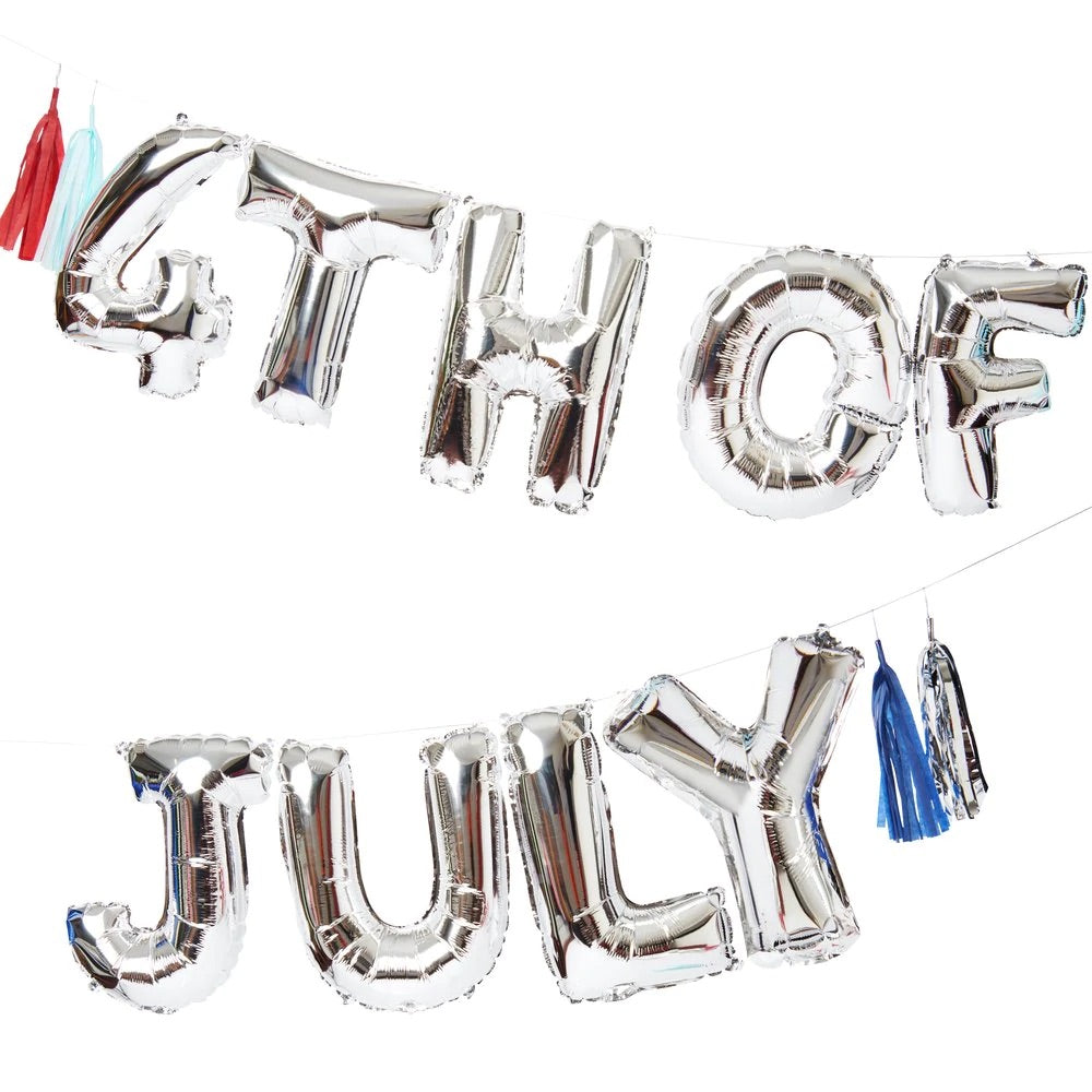 4th of July Balloon Garland