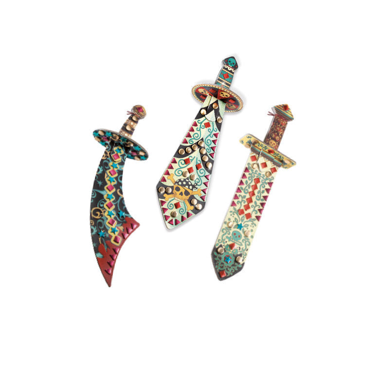 Mosaic Pirate Sabers | DIY Craft Kit