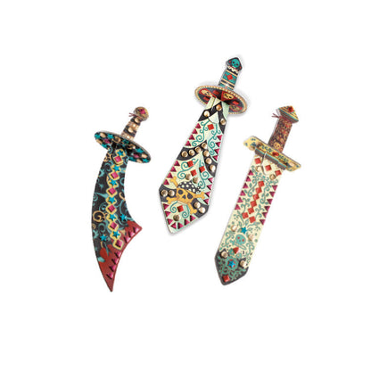 Mosaic Pirate Sabers | DIY Craft Kit