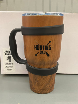Hunting Dad Steel Tumbler With Handle