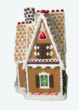 Rock Candy Chimney Gingerbread House
