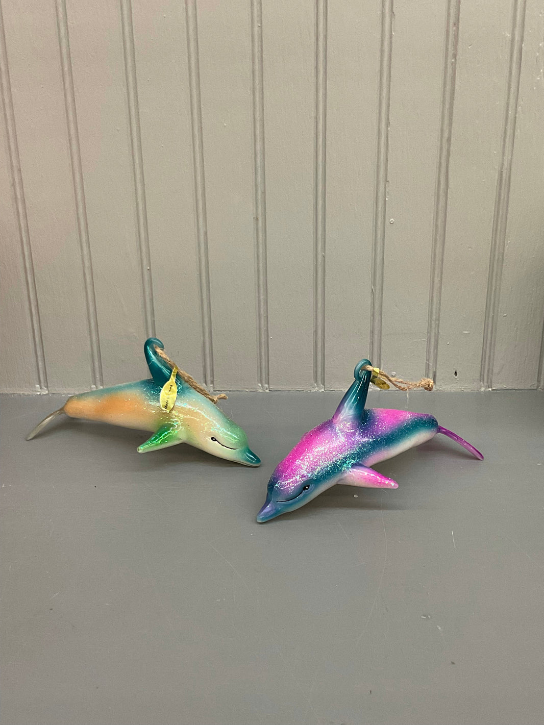 Glass Dolphin Ornament