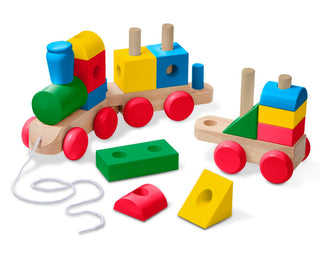 Classic Color Jumbo Wooden Stacking Train