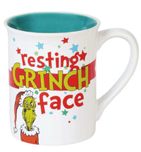 Resting Grinch Face Mug