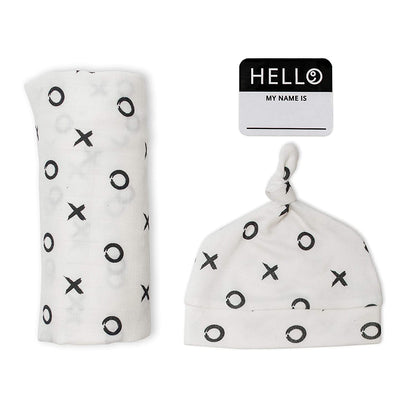 Hello World Newborn Swaddle Set