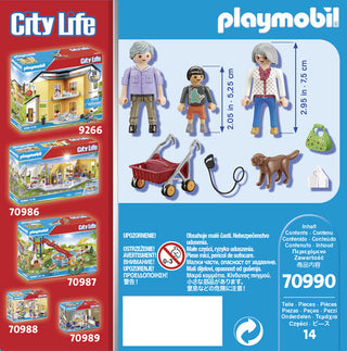 Playmobil City Life #70990 Grandparents with Child