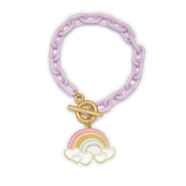 Jane Marie Chain Bracelet with Charm