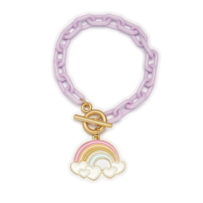 Jane Marie Chain Bracelet with Charm