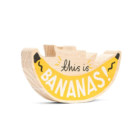 This is Bananas Wooden Block