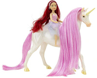 Breyer Magical Unicorn Sky and Fantasy Rider, Meadow | 61147