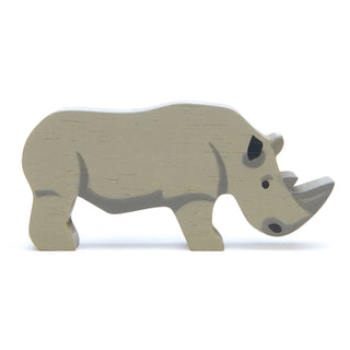 Tender Leaf Toys Safari Wooden Animals Rhinoceros