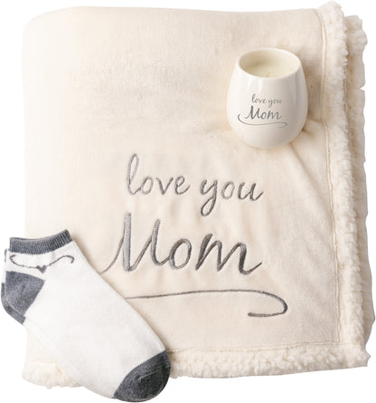 Mom 42”x50” Royal Plush Blanket Gift Set