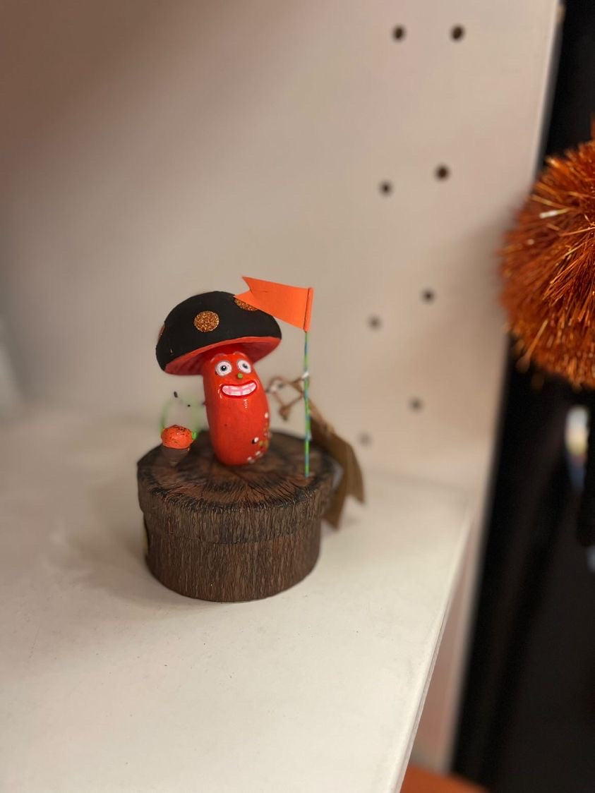 Glitterville Halloween Mushroom Box