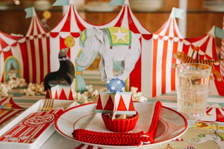 Circus Trio Table Ornaments - Pack of 6