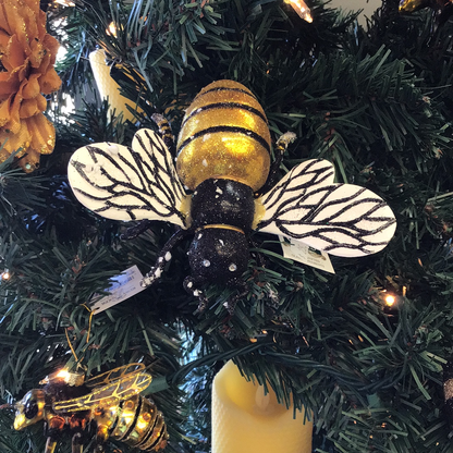 Blown Glass - Large Bee Ornament