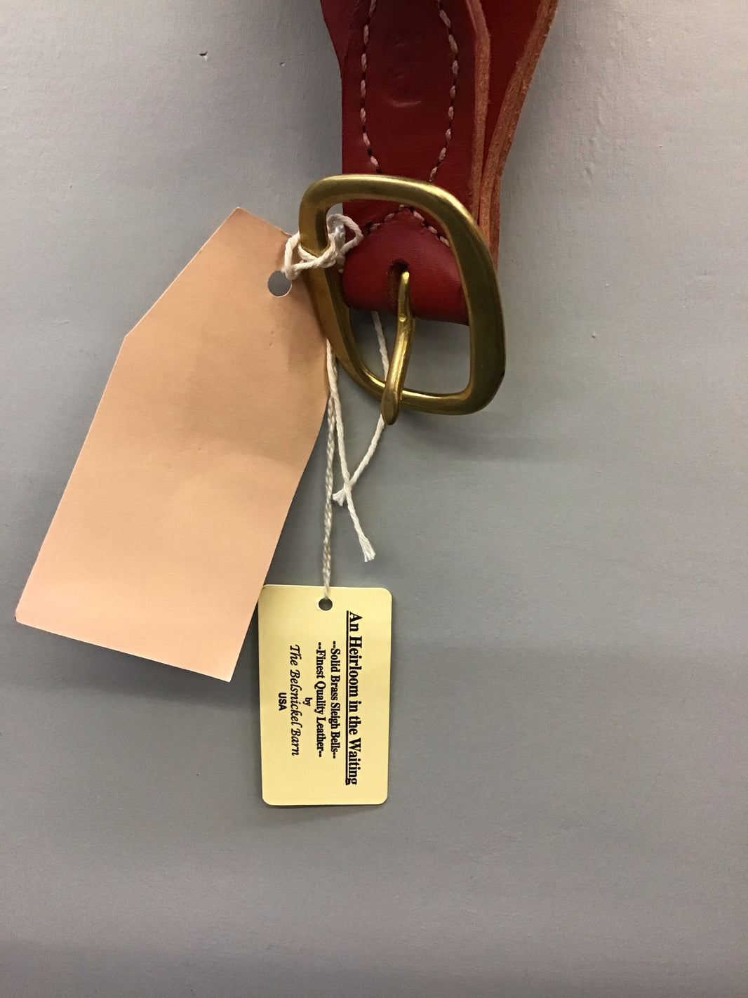 Red Sleigh Bell Horse Body Strap #Bell1