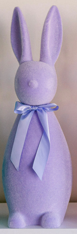 XL Flocked Pastel Button Nose Bunny -27 Inch