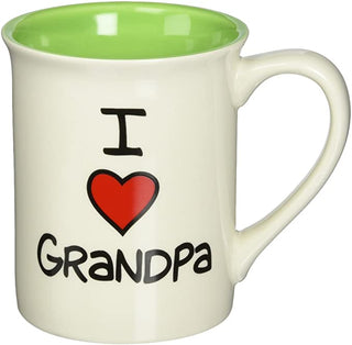 I heart Grandpa mug