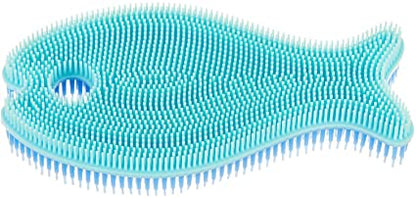 Silicone Bath Scrub Fish