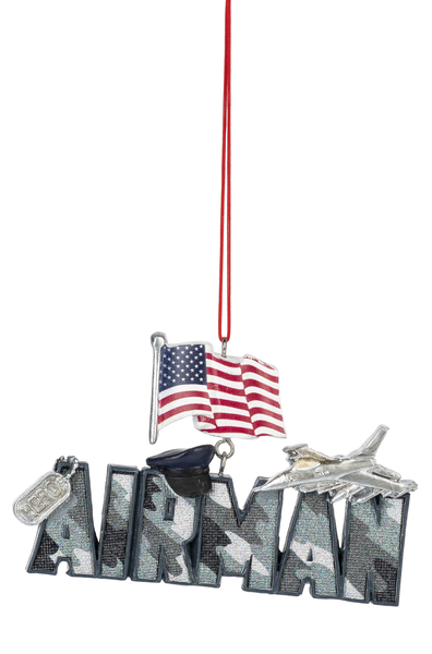 Military Ornaments: Airman, Sailor, and Soldier