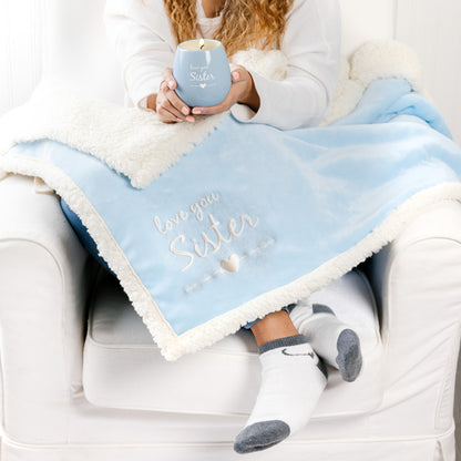 Sister 42”x50” Royal Plush Blanket Gift Set