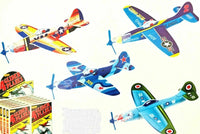 Retro Glider Planes 4 Pack