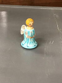 Small Wooden Angel Blue