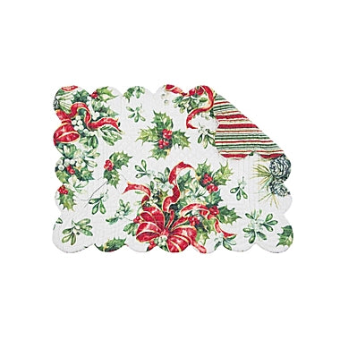 Quilted Holiday Cotton Placemat