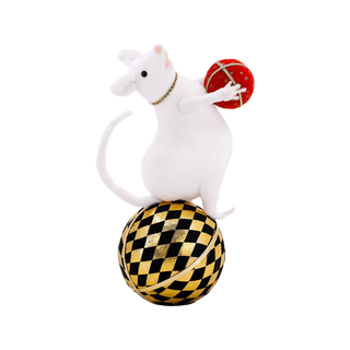 Mouse On Gold Ball