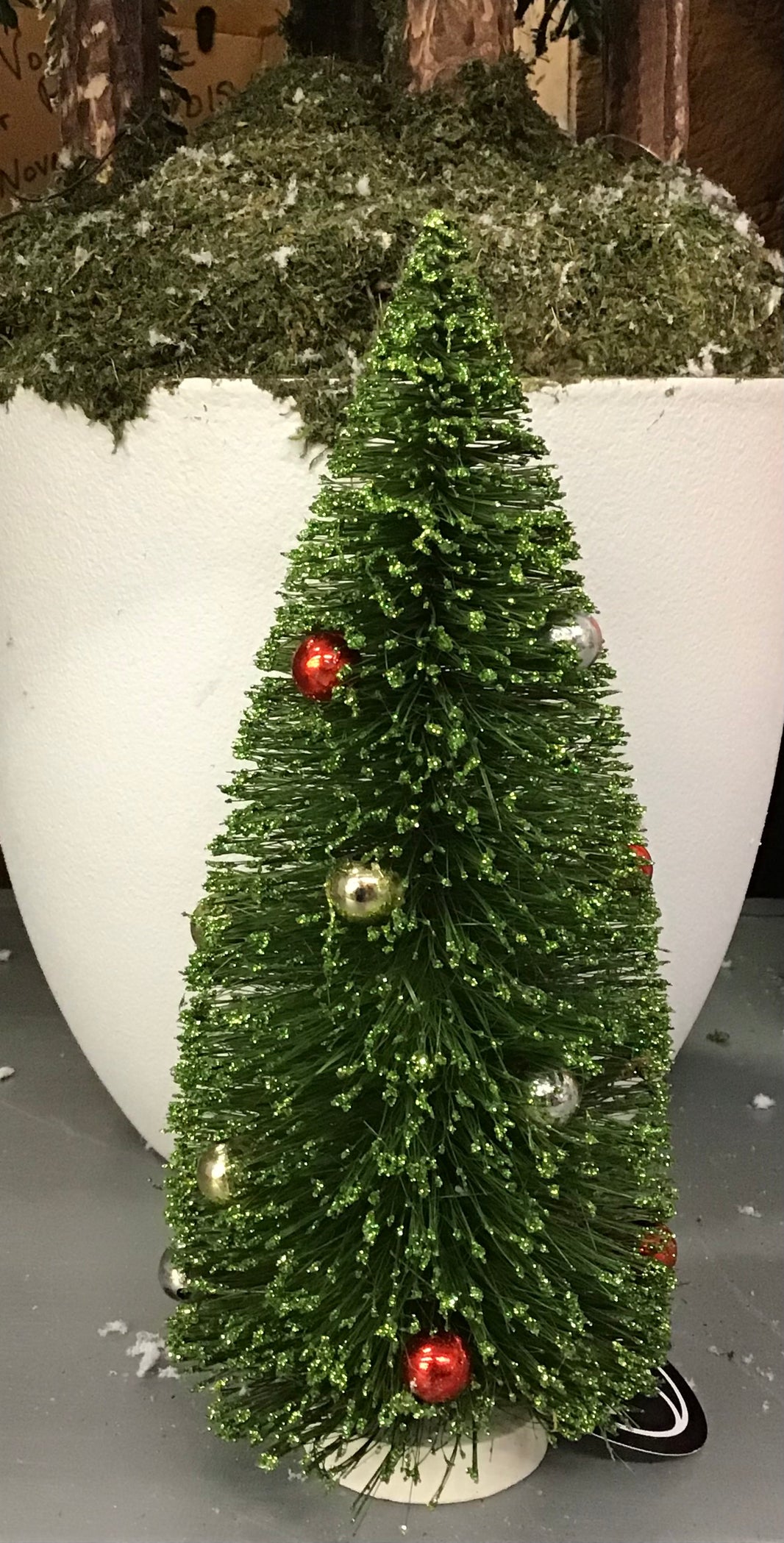 Department 56 Bottle Brush Tree - Green