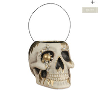 Bethany Lowe Large Skull Bucket