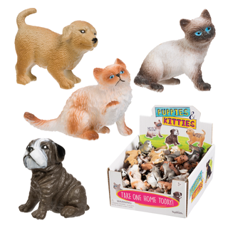 Puppies and Kitties Assorted Figurines