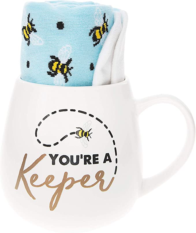 You’re a Keeper Mug and Sock Set