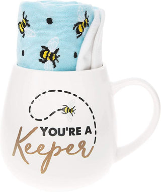 You’re a Keeper Mug and Sock Set