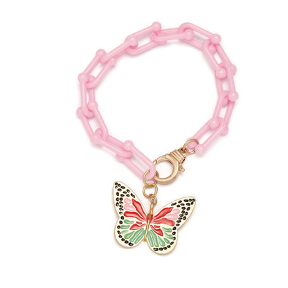 Jane Marie Chain Bracelet with Charm